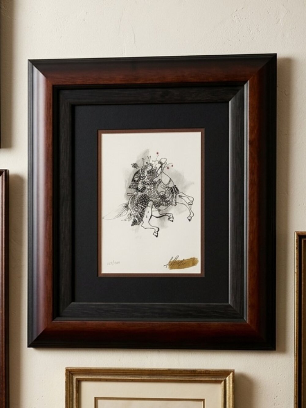 William Allister Signed Print Samurai 97 Hand Enhanced Limited Edition 125/250